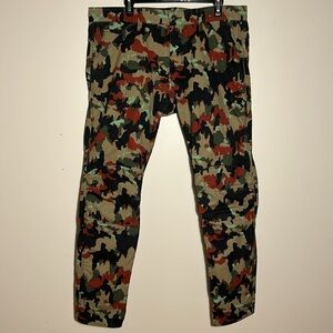 G-Star Elwood X25 5622 3D Tapered Canvas Camouflage Jeans Mens Pharell US 36x32